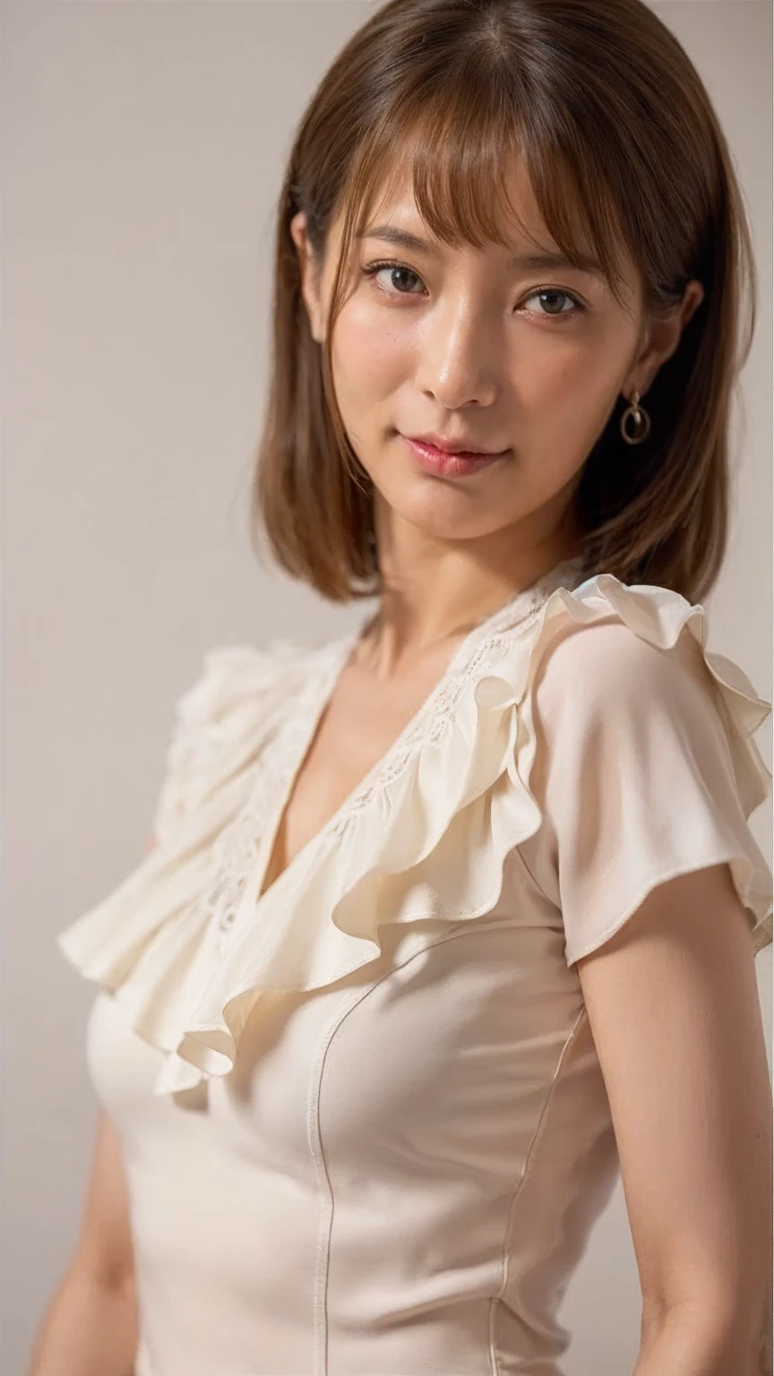 ((Highest quality)), ((masterpiece)), (detailed),Perfect Face,Japanese,Mature Woman,Upper Body