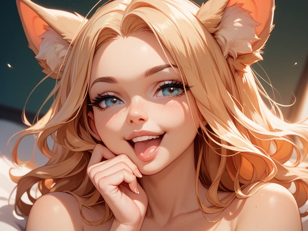 score_9, score_8_up, score_7_up, pinup girl pose, Ahri, league of legends, Expressiveh, long blonde hair, blue eyes, big round eyes, white panties, look at viiewer, bigbreasts, perfect face, topless, shirt lift, exposed pussy, sweaty, soaked panties, intricate details, hearts, body, heavy freckles, heavy body freckles, white socks, deep throat, spitroast, huge penis, size difference, blow job, pussy juice, deep throat, spitroast , fantastical, locker room BREAK dramatic angle, unique perspective, unique angle, d3t41l3d, cum on face, cum in mouth, cum covered
