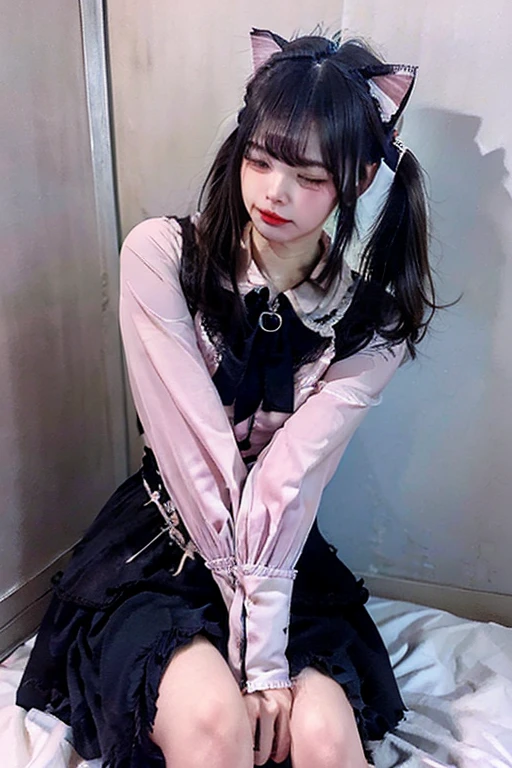 (8K, top quality, masterpiece: 1.2), (realistic, photorealistic: 1.2), sitting, (panty shot)))), (spreads your legs)))), solo, beautiful definition sky, night, wet, watching the viewer, (sit: 1.5), dating, future, (nose brush), smile, big breasts, fine beautiful eyes,), (dark blonde: 1), (short hair :1.1), Panty shot, Spread legs, Skirt, School uniform, White panties, Socks, Black hair, Shirt, Blurred, Blurred background, Knee-high, White shirt, Loafers, Realistic, Long hair, Lips, Brown eyes, Black socks, Tie, Pleated skirt, Bow, Headrest, Sideways, Outdoors, Brown footwear, Masterpiece, Best quality, Ultra detailed, ((((Panty Shot))), (((Spread your legs))), (nsfw:1.5)