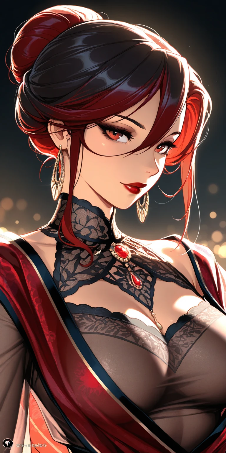 Japanese cartoons, (((portrait of he said))), A woman, (((Red hair))), (((blue eyes))), (((Female Pirate)), 8K, unreal engine, Octane Rendering, From kyun, gamang, Yoon Kun-gil, g.arrive, gosonjak, shrup, Serious, Many rice, Noah, trending on pixiv, fan box, Skobo, masterpiece, Smooth and soft skin, big dreamy eyes, Beautiful and Intricate Colored Hair, symmetry, Japanese cartoons wide eyes, soft lighting, Concept Art, digital painting, Tropical Islands