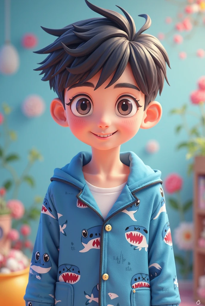 Crie a imagem de um lindo menino chamado Isaque, com cerca de 7 anos. Isaque tem os olhos castanhos claros e cabelos marrom. Isaque era um garoto sorridente, cheio de energia e ideias brilhantes.