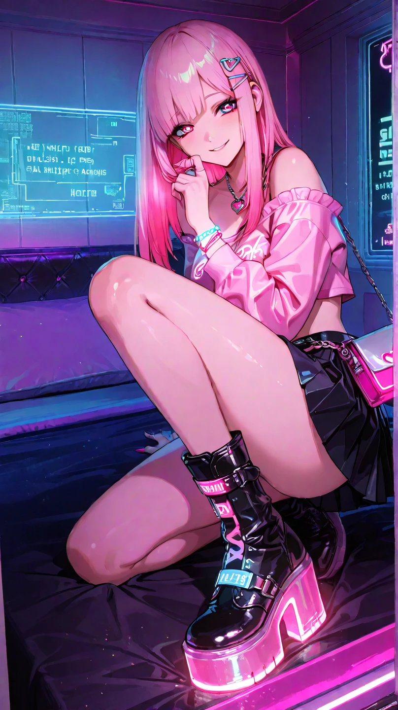 A cyberpunk-inspired women's toilet --auto