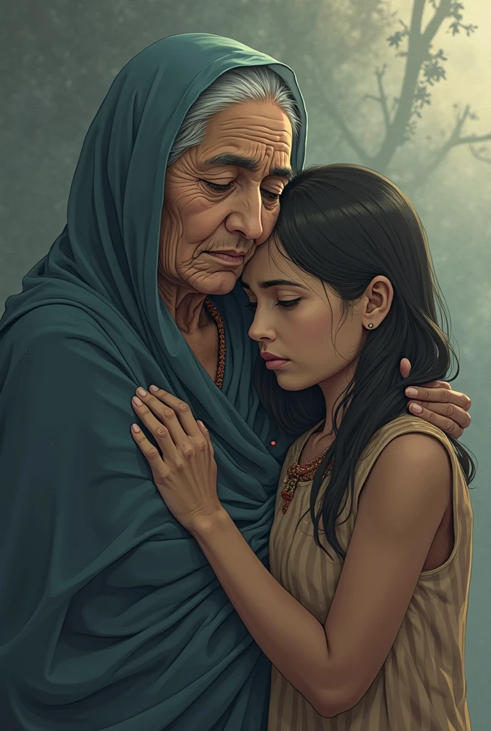 Amina's parents had passed away when she was young, leaving her in the care of her elderly grandmother