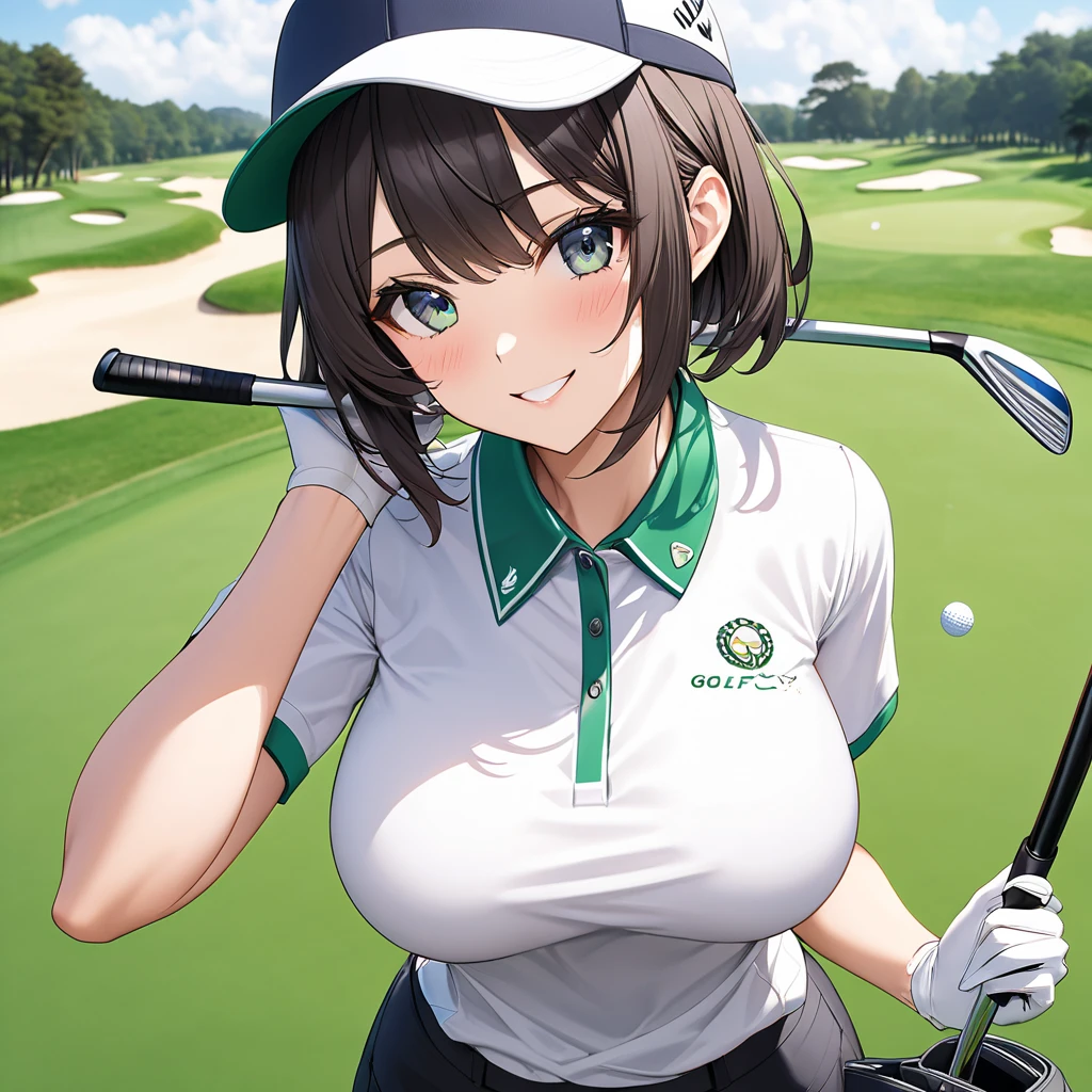 masterpiece, best quality, best detail, best proportion, best anatomy, best face, blush, best shaped breasts, very large breasts, ((full nude):1.5), (nsfw:1.1) , cameltoe, ((girls playing golf):1.4), ((During a golf match):1.2), ((14 year old japanese lowteen):1.3), ((half body shot):0.9), view from below, sadly, tears, crying, (she is cumming now!), blush, (in a golf course (background)), (pubic hair), very wet,((full nude):1.5), Classical art portrait painting, (Academic Art), by John William Waterhouse