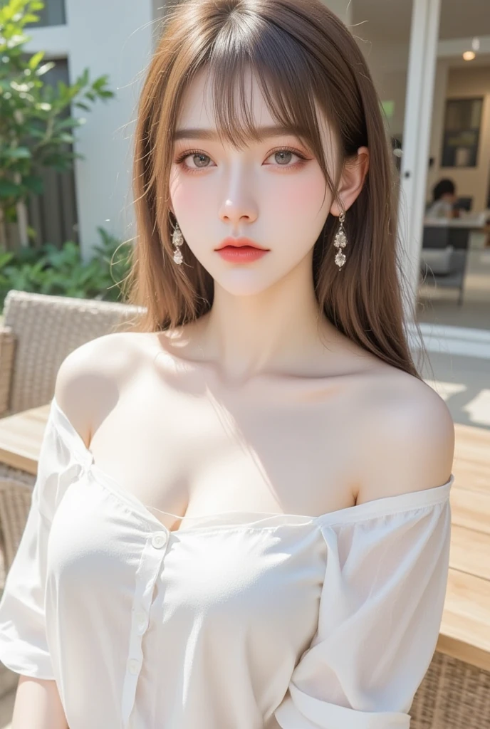 masutepiece, Best Quality, Illustration, Ultra-detailed, finely detail, hight resolution, 8K Wallpaper, Perfect dynamic composition, Beautiful detailed eyes, She is a hostess, Natural lip color, red gorgeous dress , Full body, in a hostess bar, kiss face, cleavage