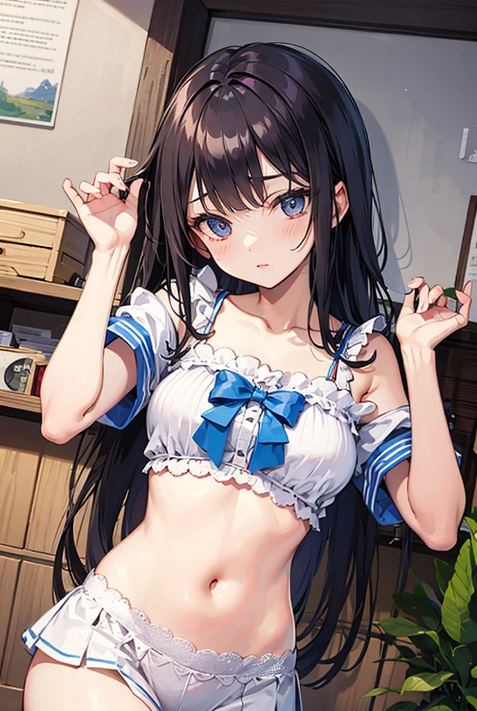 {{{{{A pure and youthful blouse-skirted beautiful girl with a strong love and lust installed}}}}},{{{{{A high-resolution manga-style illustration of a beautiful Japanese girl who is given a shining light in her eyes and transforms into a youthful heroine.}}}}},{{{{{A beautiful girl is standing by a window in a touching and hazy atmosphere like a girl's manga. Her eyes get bigger and brighter, her cheeks spread cutely, and her skin becomes shiny.々A high-resolution scene of beautiful breasts that transform into a youthful heroine with a beautiful and sexy aura.}}}},{{{{{The female hormone levels of a pure and beautiful girl rise and her heart pounds in graphical detail.}}}}},{{{{{Latest technology super high resolution UHD super cute masterpiece}}}}},{{Extremely detailed}},,{{{{{Super thick and plump lips suddenly swell and become plump and shiny}}}}},{{{{{Hair is shiny々She suddenly becomes cute, her hair grows longer, she gets professional makeup, and she becomes exponentially cuter. Her waist is tightened and her small breasts become more prominent. She seems happy even though she is embarrassed.}}}}},{{{{{A moment when the hormones of euphoria and cuteness are injected into her, her hair grows long, and she releases her strength and kneels. At the same time, her youthful blouse and skirt transform into a sexy pheromone-filled appearance, and she begins to move on to the next step in her femininity.}}}}}