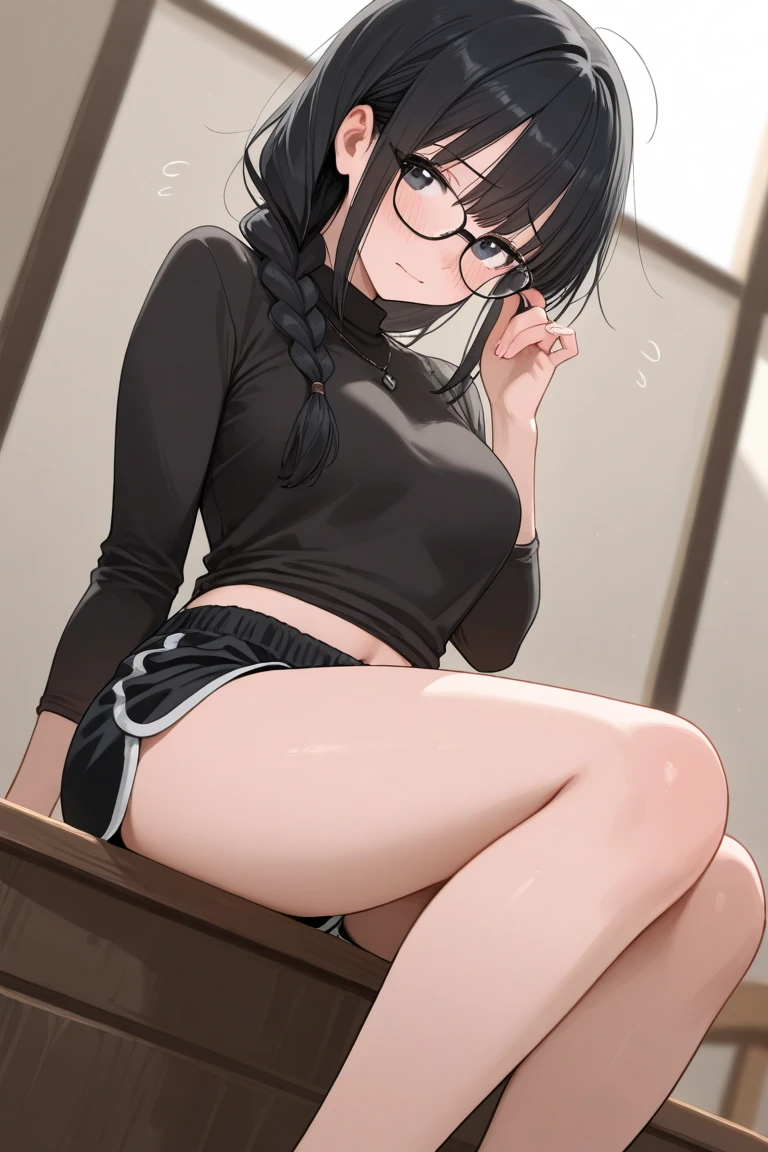 (On a table, Best quality at best),1 girl in, Shoulder-length black hair, Eyes are brown,Black glasses,Bloom is a little embarrassed、Looks pleased,it feels good、A sense of openness、looks like you'floor plan about ,tearful,Eyes are brown,Cute big breasts,the street,Black shoes,Hands raising peace sign,When looking through my little things, ,Less crotch、Female genitalia are fully visible, Underwear that is too thin can penetrate genitals that are too small,that tree,see through lingerie,城市 ,Back alley, Huang Li, A high resolution, Super sharp, 8K, elementary school girl,独奏、kids big boobs、vaginal thrust、transparent pink open ,toddlers、small stature,kids big boobs,Bare-chested,opening the genitals, Affectionately、 Another close-up,squatting pose,M-shaped legs,during masturbation,looking at viewert,Female genital urination,Pee a lot,i pee,show off your pee,need: Squat down and spread your legs as wide as possible,show off one's face,Detailed clean cracks,NSFW,Sexual sexual toy,titmouse,pussy juice,orgy,After sexual ,((Covered in white liquid)),shaking