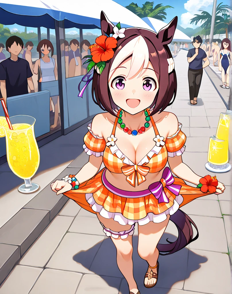 Cat、An illustration、Catカフェ、Cute clerk、Swimwear