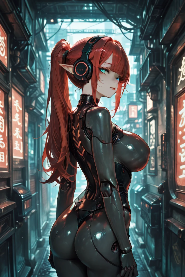 Asuka Langley, Vista do lado, estilo cachorrinho, renda, looking-into-camera, sexy, muito sexy, boca aberta, Bumbum perfeito, Material Transparente, transparente, mamilo irregular, (de cima para baixo para cima: 0.8), Sozinho em uma cidade cyberpunk, Hiper realista, Ultra realista, 8k, cinematographic, Abordagem de, franja, corar, Bodysuit, seios, behind, Luvas, cabelos ruivos, fones de ouvido, jaqueta, seios grandes, Cabelos compridos, Mangas compridas, Olhando para o Viewer, rear facing, boca aberta, brilhante, Roupas brilhantes, pele apertada, heaven, sozinho, coxas, Caudas duplas, Alice \ (Aceno \), (obra prima: 1.4), (melhor qualidade: 1.4), (pele brilhante), realista, Amazing and elaborate details, Obras, qualidade superior, Arte Oficial, papel de parede CG Unity 16k altamente detalhado, beleza esbelta, Belas cenas, clear facial features, hiper realista, octane rendering, UE5, alto detalhado, hipercalidad, alta resolubilidade, Art Station Trend, Hiper-realismo, surrealismo, disco Rigido, 16k, Teleobjectiva, split lighting, corpo inteiro, NSFW, Momentos milagrosos de uma vida, Fantastic Visual Depictions, Efeitos profissionais,