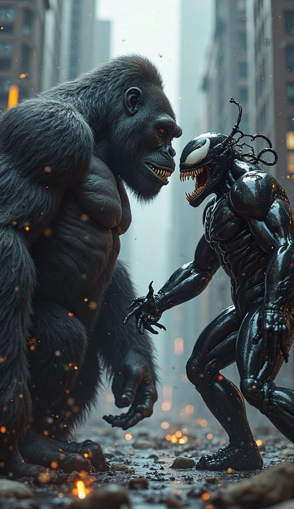 Black panther and venom fyt