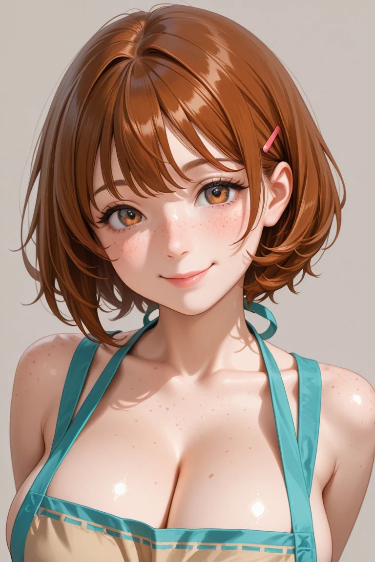 (high resolution, upper body, soft skin:1.2, orange short hair),(best illustration,masterpiece:1.2),ultra-detailed,[(cat ears , orange inside:1.2, orange eyes),vivid colors,sharp focus,portrait,studio lighting,bokeh, wearing a 2 piece zebra bikini, midnight beach background, spotlight in background, arms behind head, smiling