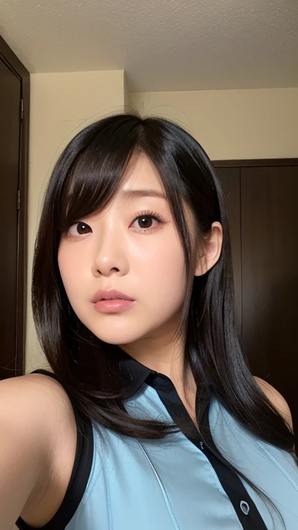 bukkake,face focus,((vaginal,sex,back)), highest quality, realistic, 8K, High resolution, woman, (skin dents), nice, ((woman room, small breasts:1.65)), (long brown hair, parted bangs:1.4), looking at the viewer, (1 girl eyes looking at the viewer:1.6), realistic, (Bokeh), (closed mouth, smile:1.3), nice, Pueros face_v1:1,
