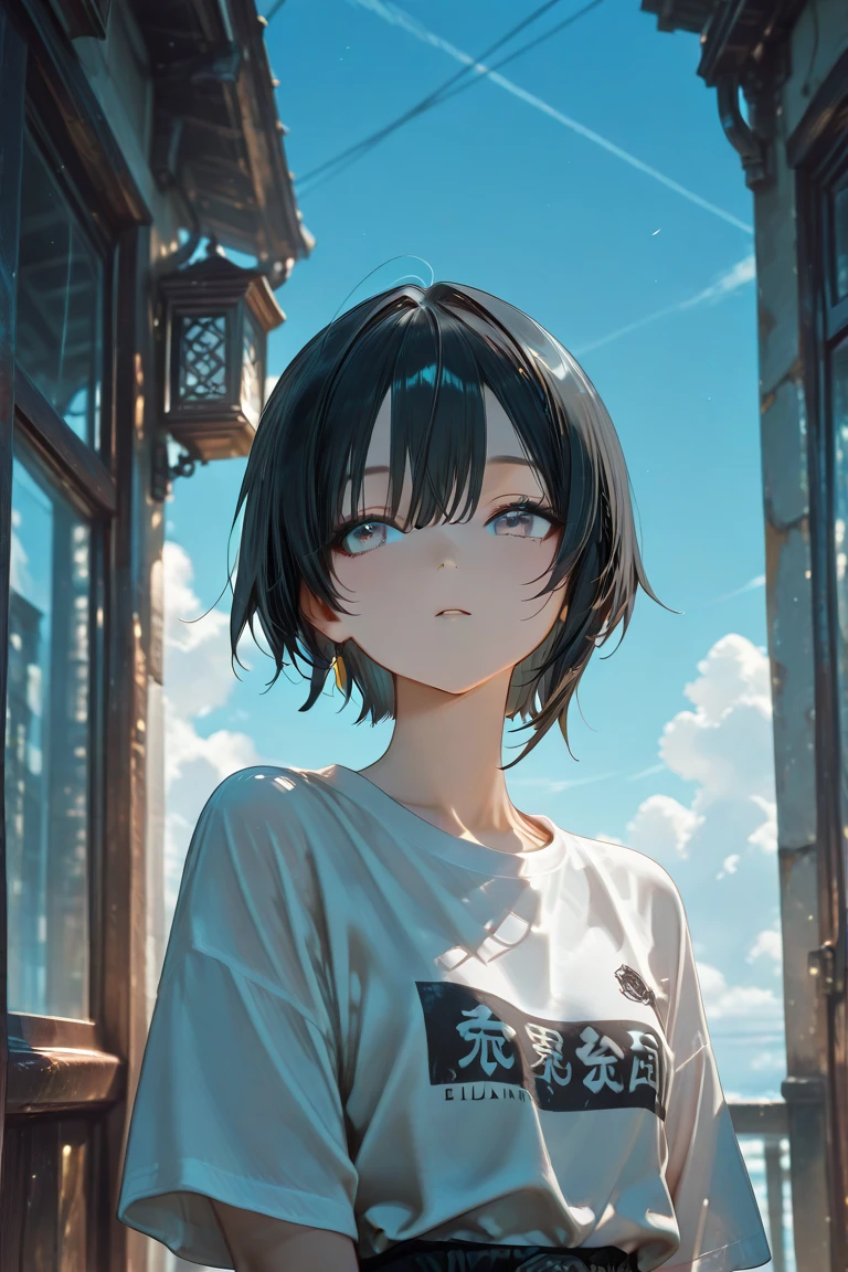 1girl, (stylized by Adam Paquette:1.0) and (Stanhope Forbes:0.7) , magnificent Digital art, Comely street and Zodiacal light in background, behance, cinematic shot of a Sad [Winged:Dilapidated:3] ([Rabbit:Romulan:1] of Death:1.3) , near Explosive Cathedral, Stormy weather, shallow depth of field, Classical, Relieving, monotype, Light and shadow plays, 50mm, four colors, deep pink and Cyan flakes, Mint green and Bronze details, Pixabay, extremely hyper aesthetic, depressing