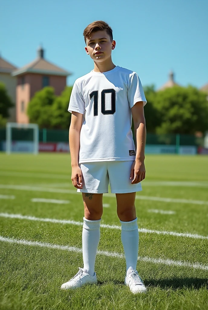 Believe me, an 11-year-old boy who is a cartoon and has a soccer kit on..