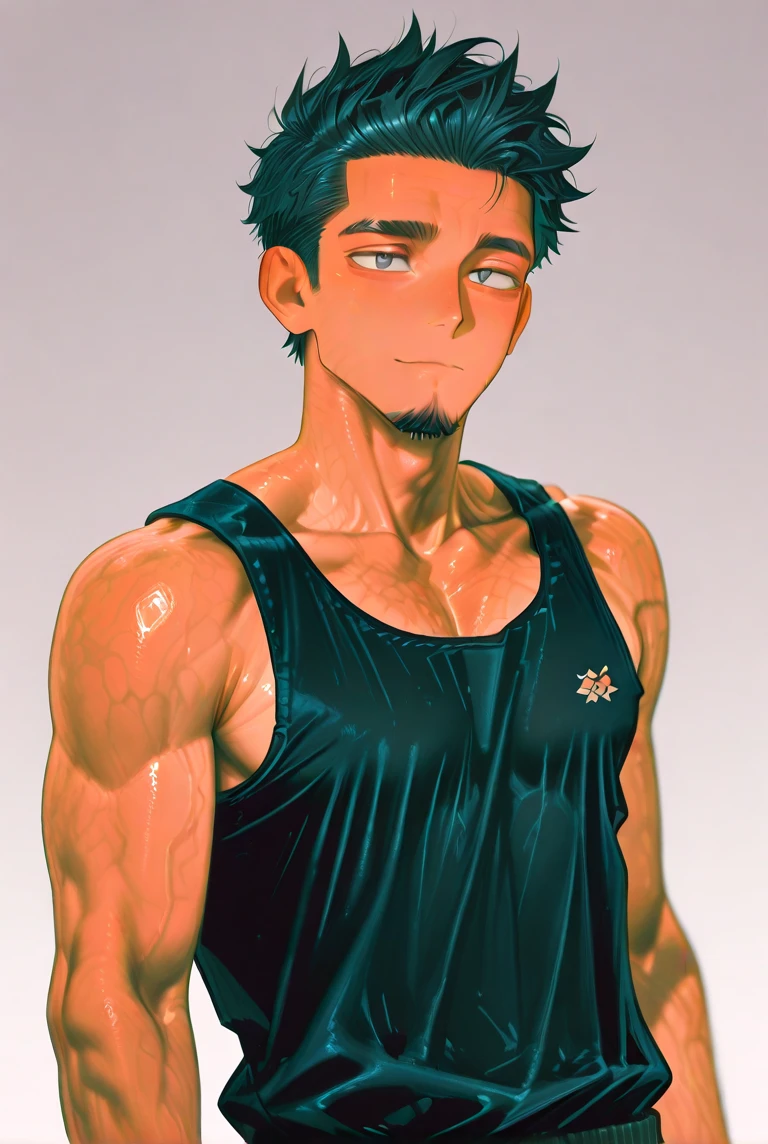 (masutepiece, Best Quality), 1shoun,Lewdness,younge boy,-faced,Boy's face,sideface,adolable,infancy,young age,short round face,Flat chin,finely detaild face,Color Brief,well-muscled, Light gray hair,grey eyes,opens his eyes wide, with an intricate, full body Esbian,nakeness,Lewdness,Teal Brief,Abs pectoral muscles,vivd colour,(depth of fields:1.2),(Abs),