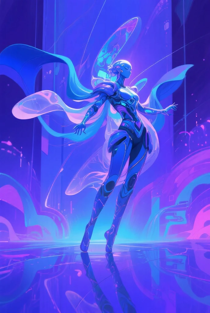 hologram of Cinematic scene, hero view, d4d necromancer <lora:diablo_4_necromancer_xl_v1:1>, action pose, masterpiece, best quality, high quality, highres, absurdres floating in space, a vibrant digital illustration, dribbble, quantum wavetracing, black background, behance hd