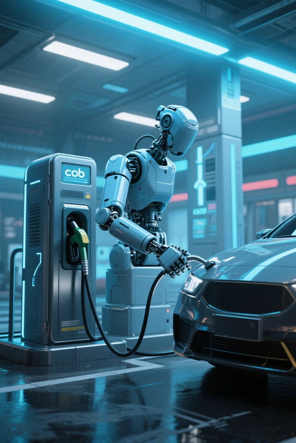 artificial intelligence and the automotive sector. with nothing floating
. Actual image