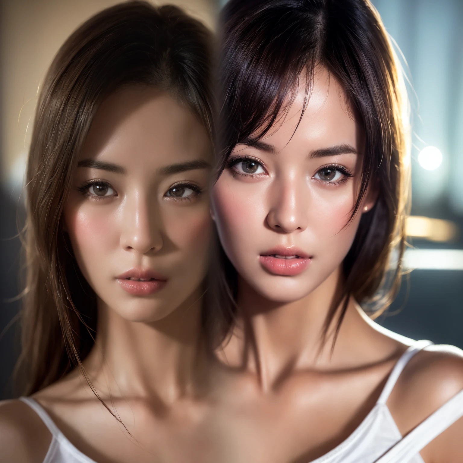 ((Top Quality, 8k, Masterpiece: 1.3)), Beauty, 1 Girl, Big: 1.3, Slender Abs: 1.1, Dark Brown Hair, (Lying in Bed, Open Legs: 1.2), Ultra Detailed Face, Highly Detailed Lips, Detailed Eyes, Double Eyelids, Bra Red