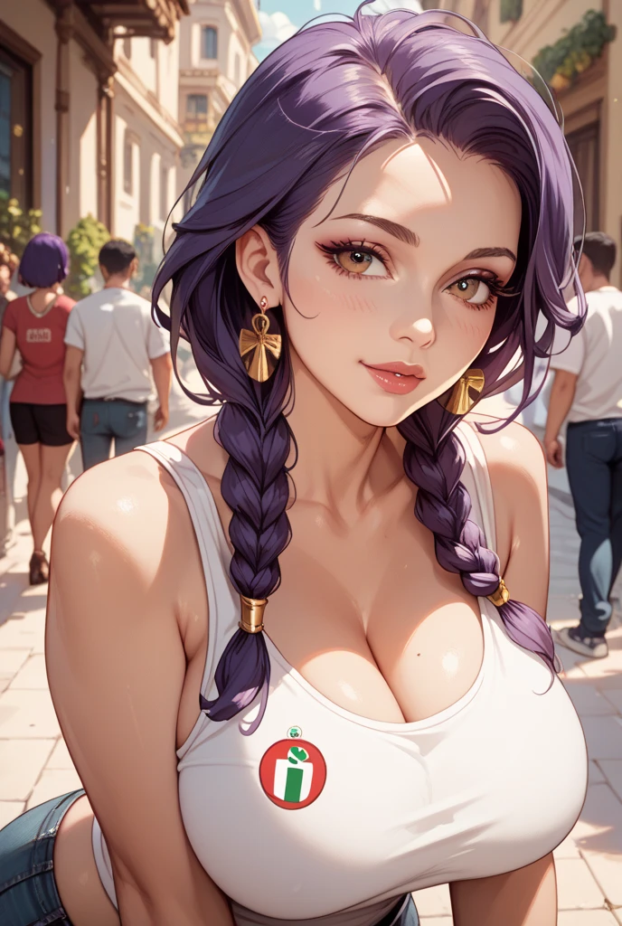 1girl, 独奏, exteriors, pubic hair, Upskirt, public indecency, exhibitionism, bottomless, (tmasterpiece, beste-Qualit),From directly above, a 1girl, 独奏, billboard, building, The city, cloudy skies, tap \(machine\), Furrowing his brows slightly, looking a viewer, exteriors, roof, The sky, skyscraper, curly hair, big size breasts, naked ass, naked body, canny smile, stooping forward, pretty eyes, Eyes glow, (Female genitals), adult body, Aria Blaze, twintails, White woman, hair ornament, jewels, a necklace ((Best Quality)), ((Masterpiece)), (Detailed), beatiful face, 1girl, 独奏, Standing, Milf, mature female, 30 years old woman, sparkly skin, Female genitals, Average Breasts, (naked breasts), Disgruntled face, (Undress), (naked ass), (naked body), ,