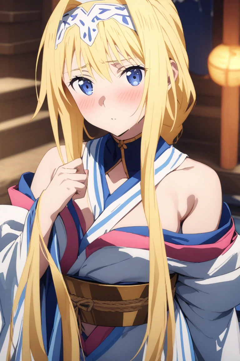 Anime background art, bottom of room, one bed, lying on a bed, beautiful anime scenes, 4K anime art wallpaper, 4k anime art wallpaper, Rosla global illumination, anime girl, best quality, detailed, 1 girl, 1 man, alone, same as LORA, same as lora, closed mouth, smile, blonde hair, head accessory, hair tie, short hair, ponytail hairstyle, one side ponytail hairstyle, defined eyes, blue eyes, looking at viewer, perfect face, perfect eyes, kimono costume, nude, naked, half naked, perfect face, perfect eyes, showing her vagina, perfect vagina, legs open, open legs, open vagina, hairy pussy, pubic hair, a lot of hair on the vagina, a lot of pubic hair, open legs, open vagina, blonde hair, a lot of pubic hair, colored pubic hair, blonde pubic hair, more blonde pubic hair, see vagina, naked vagina, bare vagina, view of the pubic hairs, very hairy pussy.