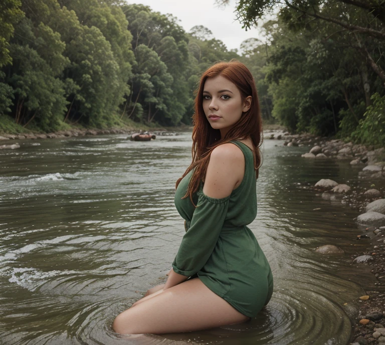 Foto RAW, Sansa Stark, Extremely gorgeous lady, Sansa Stark PLAYED BY Sophie Turner, , Queen Arya Stark, she is a mature woman now, pierced eyes, nude, naked, gladiator woman, body, 45 years old Woman, , perky breast, big natural breast, , lusty physique, seductive figure can capture every people's attention, full body view, standing in the water, side view, Game of thrones costumes, revealing captivating figure, , A tomboy, she would rather fence than dance, warrior queen , game of thrones screen caps, Game of Thrones Series, (pele altamente detalhada: 1.2), 8k UHD, DSLR, naked woman, soft-lighting, alta qualidade, grain of film, Fujifilm XT3, flawless picture, highly detailed, detailed Beauty, intricate, 32k, sharp picture, detailed armpits, armpits hair, armps up, arms wide open, sweaty body, sweat,