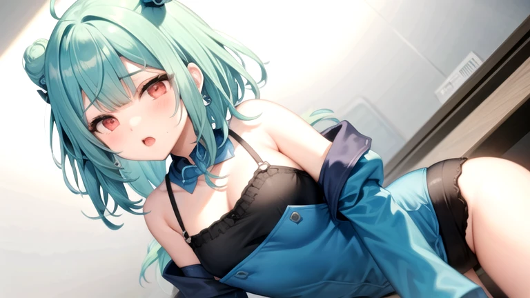 masterpiece, best quality, 1 girl, breast, alone, long hair, split, earrings, Bangs, jewelry, hair between eyes, large breast, smile, kimono, japanese queen, (hoshimachi suisei), ((elbow gloves, vaginal penis, cum dump, hardcore sex, holy body, dashed eyes))