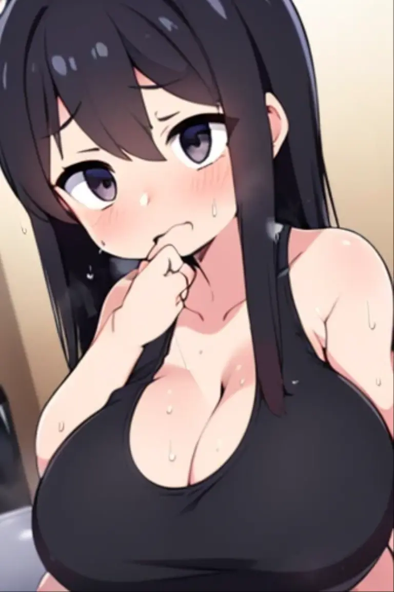 nsfw,1 girl,Solo,(handsjob:1.4),(pov),black hair,best quality,very aesthetic,absurdres,straight on,front view,looking at viewerbody,Big areola,(Medium breast),sidelocks,middle shot,(puffy nipples),pov,sweat droplets,(Steam),(medium breasts),Penis near face,Smell,(Taste),(lick),(happy),(Vacuum blowjob),(aphrodisiac),(Stupid face)