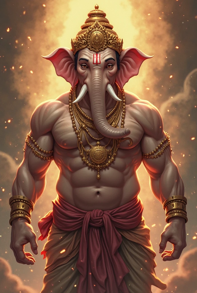 Lord Ganesha angry rudhravathaara 
Dark theme 