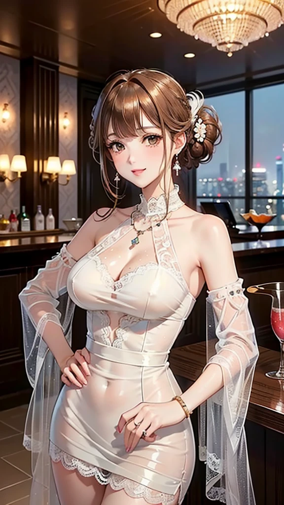 ((masterpiece)), (textured skin), ((high details)), best quality, award winning, 8k, beautiful woman, silk dress, noble, PRİNCESS, queen, bionde, half updo, hair flaps, tiara, crystal earrings,Castle、palace、middle ages