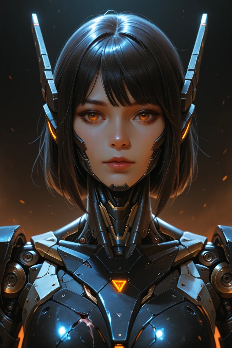 score_9, score_8_up, score_7_up, (Highest quality),(realistic,photorealistic,photo-realistic:1.37), ultra-detailed,(best quality,4k, 8k, highres, masterpiece:1.2), BREAK, A woman in futuristic clothing, Trending on cgstation, Trending on cgstation, (Portrait of a girl in the Knights of the Zodiac:1.4), blunt bangs, Cute Cyborg Girl, Perfect android girl, Portrait Astronaut Girl, Beautiful girl cyborg, (Girl wearing iridescent blue black white mechanical cyber armor:1.3), Game CG, cgsociety and fenghua zhong, Beautiful Cyborg Shrine Maiden, Bioluminescence, (Yua Yaiba:0.5), (Golden eyes:1.5), Anatomically correct grip, (Sharp and long claws:1.1), erotic and sexy, black, wearing A gorgeous cape with beautifully detailed embroidery,
