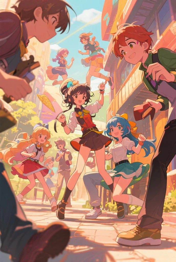 Goofy troop girls