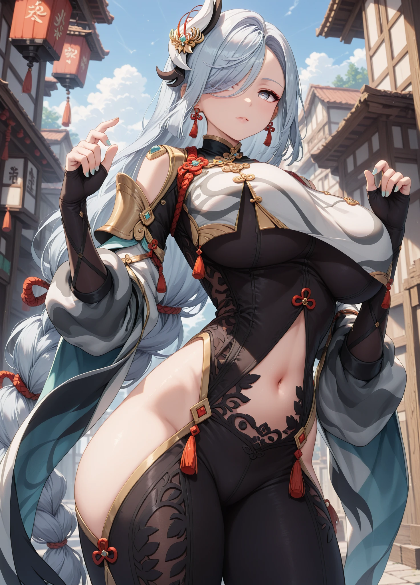 Estilo anime:1.3,figura de corpo inteiro:1.3、mulher adulta:1.3、(((corar:1.3)))、(((Sobrancelhas finas、stare:1.3))),(((EU'estou envergonhado:1.3)))、summer sea and sunset:1.3、suor:1.3,(((clavicle:1.3,、wearing a loose shirt over a swimsuit:1.3)))、(((sorriso:1.2)))、bonitinho、(((cor preta、three short hair)))、loiro
