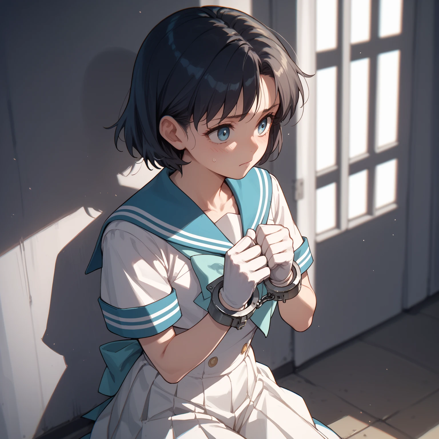 best quality, intricate details,
1girl,  <lora:oozoraSubaruHololive_v2SpecialEdition:0.8>  (white duck, yellow bill:1.5)
 <lora:MEMENoosePortal_v1:0.8> noose portal, noose,