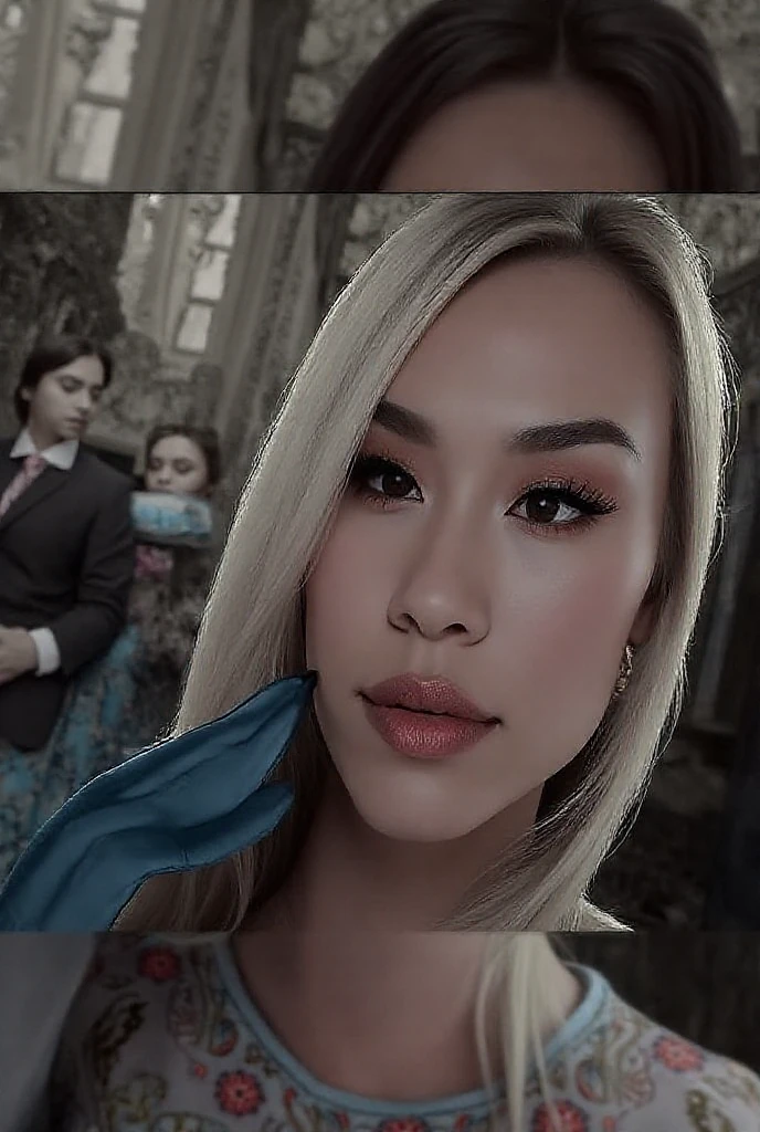 Fine matte paint,Skeleton Dark Angel, Haunted castle with large wings, Fill the drawing table with a knife,terroral,uncanny,horrid,secret terror,tentaculata,grape trees,The eye,uncanny valley effect teeth,all fours,Critters,Blood Moon,4K,high qulity,Beautuful Women,Delicate face