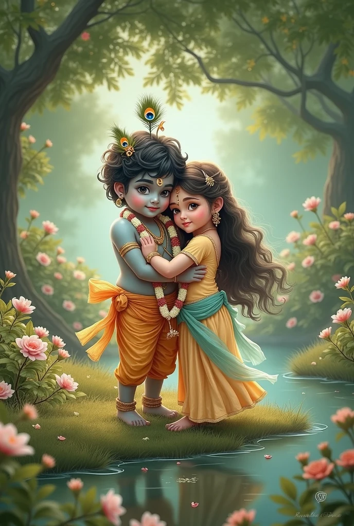 Child shiv ji and parbati ji