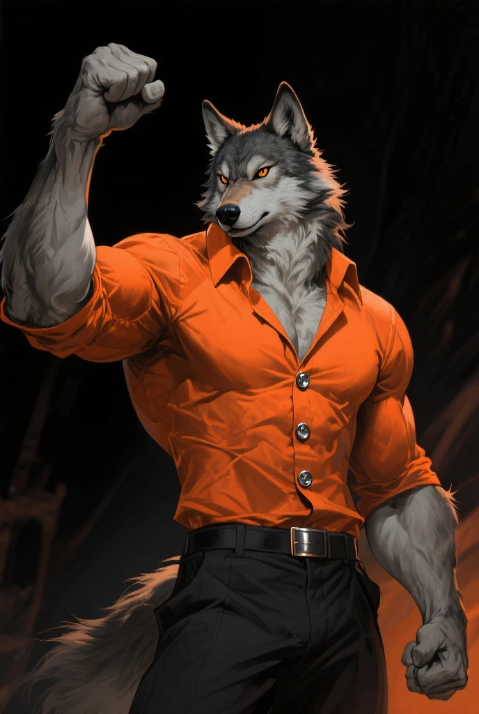 fluffy red fox transformation, comic book style, illustration, solo, abs, pecs, concentrated expression,masterpiece, best art, full body, digitigrade, by oouna, by taran fiddler, torn pants, torn shirt, detailed hands, tall, detailed eyes, large tail, detailed torso, night cruise ship deck, pain expression, transformation, yelling, looking at ground, saliva drippung, on all fours,moan,huge breast