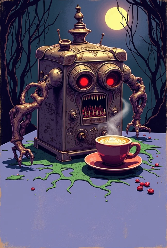 GothicPunkAI coffee machine