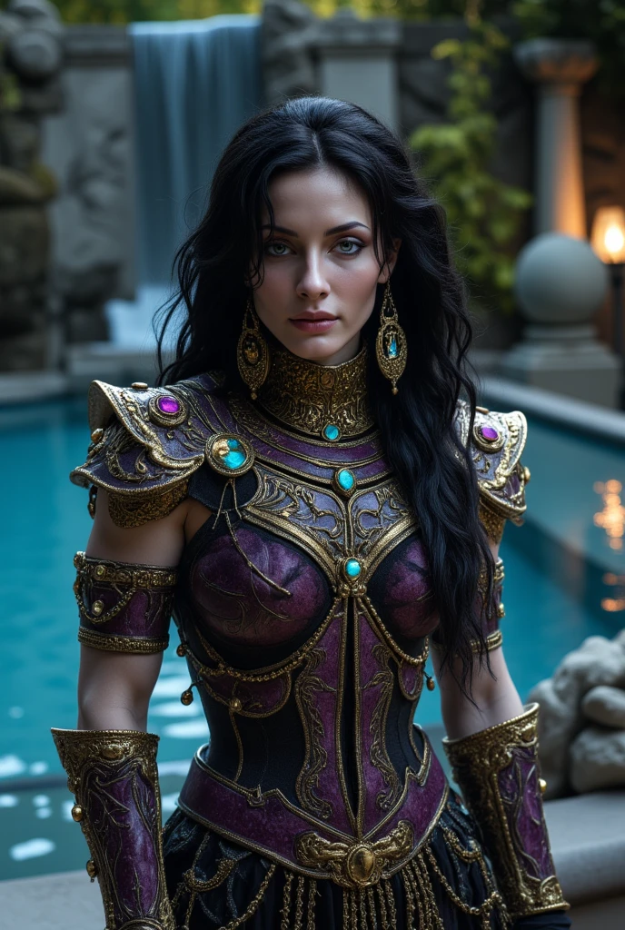 Create a realistic, high-quality artwork featuring the stunning actress Liv Tyler full-body in her role as Arwen Undómiel. The scene portrays Arwen, the elven princess, with her characteristic elven appearance, including her long, flowing hair and delicate, proportionate elven ears. The artwork should accurately depict the elven features, with small ears. Arwen is elegantly dressed in a majestic elven gown with a plunging neckline, adorned with shades of white, blue, silver, and gold. She also wears a beautiful mantle that drapes over her shoulder. full-body, The setting showcases a futuristic land with flying cars, digital signs, and vibrant illumination. Liv Tyler's portrayal of Arwen captures her elegance, wisdom, and the depth of her elven heritage. Her eyes should exude timeless wisdom and a hint of the supernatural, typical of the elven race, smile, chromatic aberration, UHD, retina, masterpiece, ccurate, anatomically correct, textured skin, full-body, super detail, high details, high quality, award winning, best quality, highres, 1080P, HD, 4K, 8k, 16k