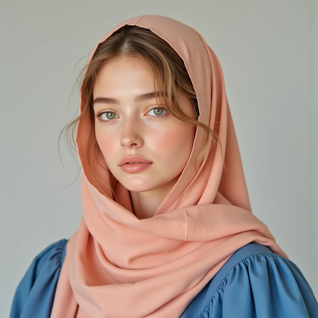 Jilbab, hijab, white skin