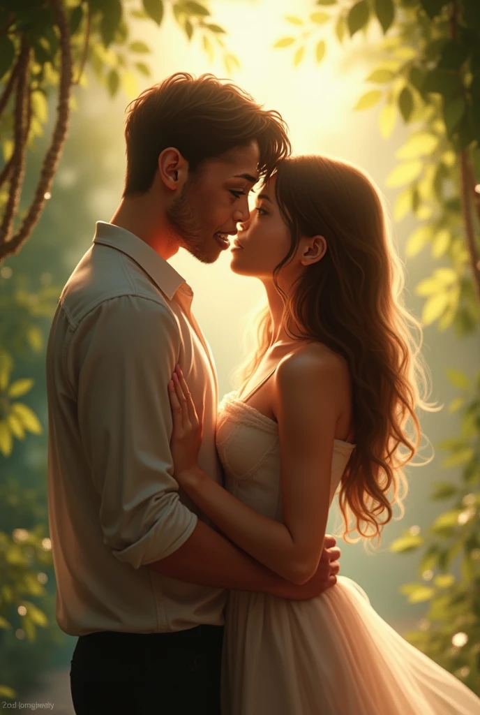 Dias Canel and Marrero Cruz kissing 