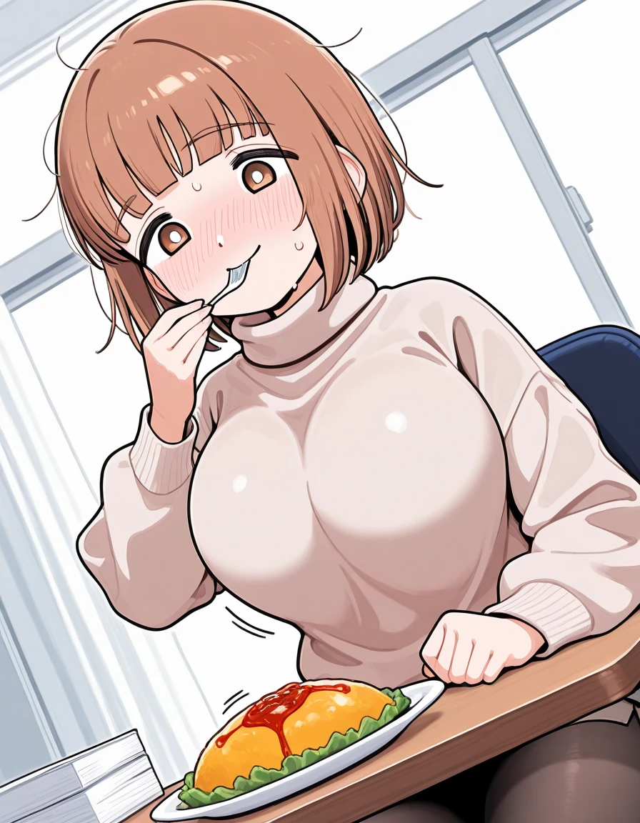 (8k uhd, masterpiece, best quality, high quality, absurdres, ultra-detailed,detailed face,detailed background),perfect lighting,1girl,(solo:1.2), McGingerMom,orange hair,huge ,nipples,(black eyes:1.25), white pupils,hetero, 1boy, , , , nude, testicleolo fo from behind, full nelson,reverse suspended congress,blushing ,(cum in , cum in mouth, cum body:1.3) table,freis,bers, tongue,tongue out,cum on tongue, (((anime)))