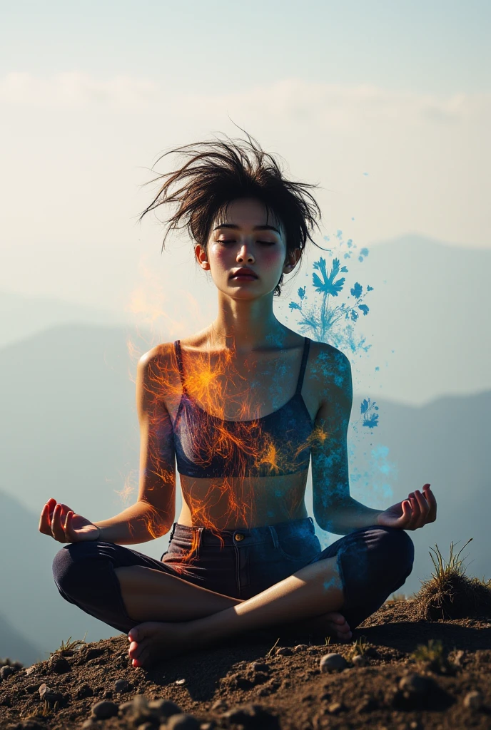 (ultra photorealistic:1.3), extremely high quality Tibetan-Punk a woman posing for a picture in a grocery store, stood in a supermarket, shopping groceries, getting groceries, inside a supermarket, overalls, portrait demi rose, wearing blue jean overalls, store, denim jeans, blue overalls, torn overalls, at checkout, high detailed store, wearing overalls, stores, beautiful woman body, jeans,, a woman, mech pilot,[translucent latex : lime], sportique body, [(blond:1.2) | (redhead:0.7)], (pink hair:1.4), wires, HUD controls, sci-fi, RAW photo, photograph of a real live person sitting in a lotus position,  Tibetan of Manjusri ,  long haircut, pale skin, slim body, (high detailed skin:1.2), 8k uhd, dslr, soft lighting, high quality, film grain, Fujifilm XT3, llama angel of sunrise, maroon, reduce duplication interference, up close image, 21:9, shoulders can be seen,, (warrior:1.2) female wearing full body multiple layer (heavy metal armorr:1.2), (red metal armor with intricate pattern:1.2), gloves, long pants, (insanely detailed, bloom:1.5), (highest quality, Alessandro Casagrande, Greg Rutkowski, Sally Mann, concept art, 4k), (analog:1.2), (high sharpness), (detailed pupils:1.1), (painting:1.1), (digital painting:1.1), detailed face and eyes, Masterpiece, best quality, (highly detailed photo:1.1), 8k, photorealistic, (dark hair color, dynamic short hair), (pureerosface_v1:0.2), [:(detailed face:1.2):0.2], By jeremy mann, by sandra chevrier, by maciej kuciara, sharp, realistic, real shadow, (Chinese castle background:1.2), (by Michelangelo) tibetanthangka, a close up of a painting on a wall, a beautiful buddhist mandala, old scientific document, round-cropped, color pigments spread out in air, nepal, by Persis Goodale Thurston Taylor, maddening forbidden knowledge, barren earth, author unknown, forcefield ,  tibetanthangkas, Diving Into The Ether Flowing with The Eternal Soul Through Vibration of love, everything is connected, sitting in a lotus position, Flowing energy, Spiritual, divine, dreamlike, cosmic, concept art, mind blowing, feminine beauty, god, pineal gland, dreamlikeart By jeremy mann, by sandra chevrier, by maciej kuciara, sharp, realistic, real shadow, (Chinese castle background:1.2), (by Michelangelo,, sci-fi, RAW photo, photograph of a real live male mech pilot sitting in a lotus position [translucent latex : lime], sportique body,  wires, HUD controls a  buddhist mandala, color pigments spread out in air,