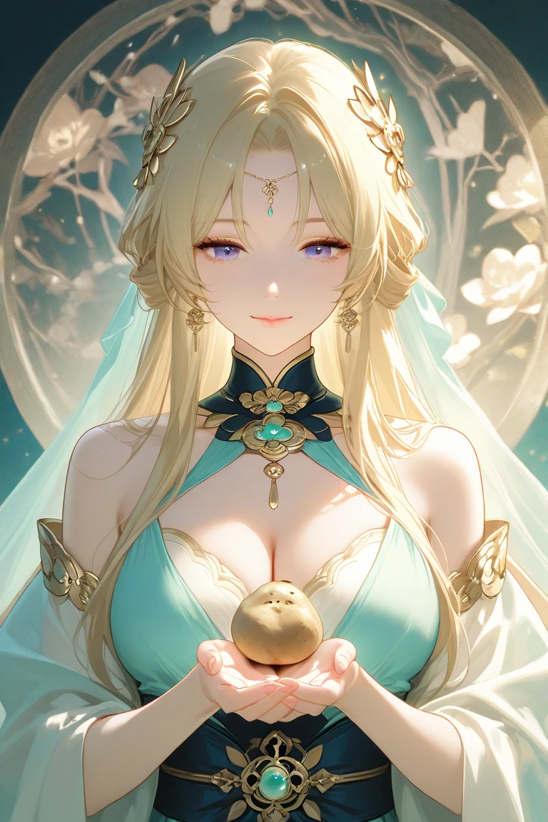 Highest quality, masterpiece, Ultra-high resolution, female、Big Breasts、聖female、聖femaleの衣装