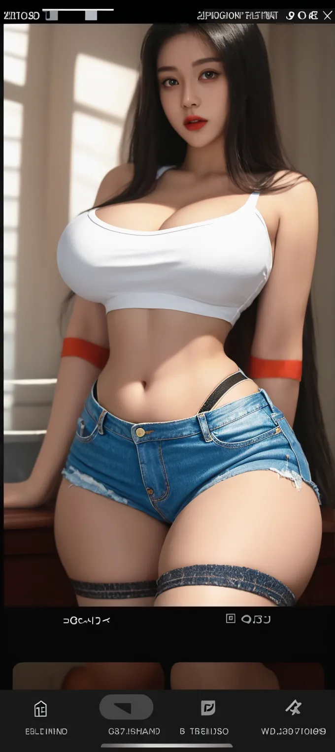 (Ultra-high resolution, 16K, masterpiece: 1.3), Beauty Women, Beautiful Gal,Drunk, Blushed, holding beer bottles, drinking, Drunk, Eyes half closed, sleepy, yawn, (Big Breasts: 1.0), Model body type, Distressed Jeans Shorts(Orgasm:1.5)short hair,I can see your panties,whole body,