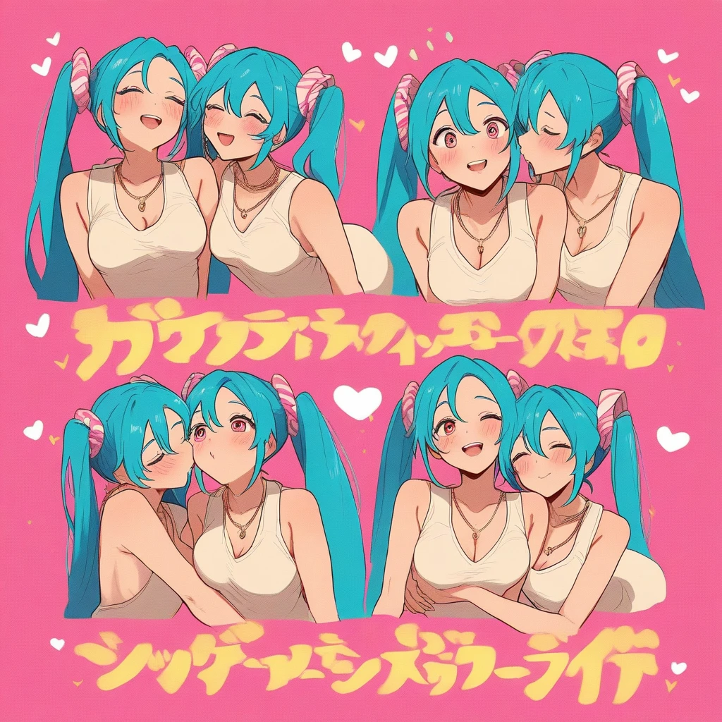 score_9, score_8_up, score_7_up, score_6_up, score_5_up, score_4_up, (source_anime), 2girls, monster musume no Iru Nichijou, (papi from monster musume, blue hair, ??? girl), Centorea, yuri, Human and animal hybrid, age difference