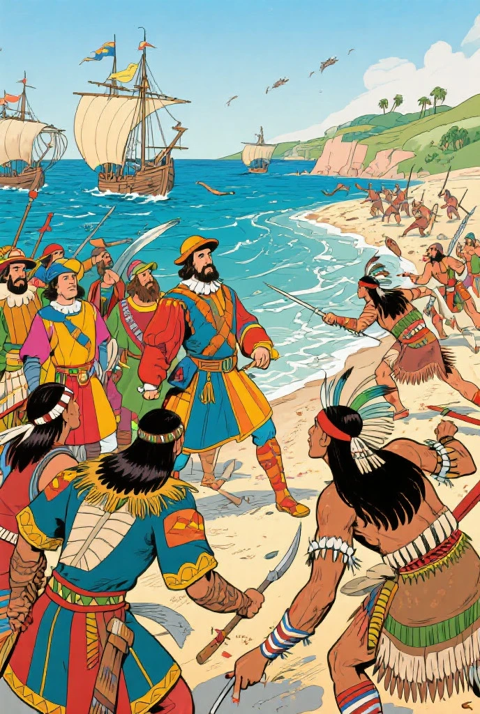 Spanish kills Indian