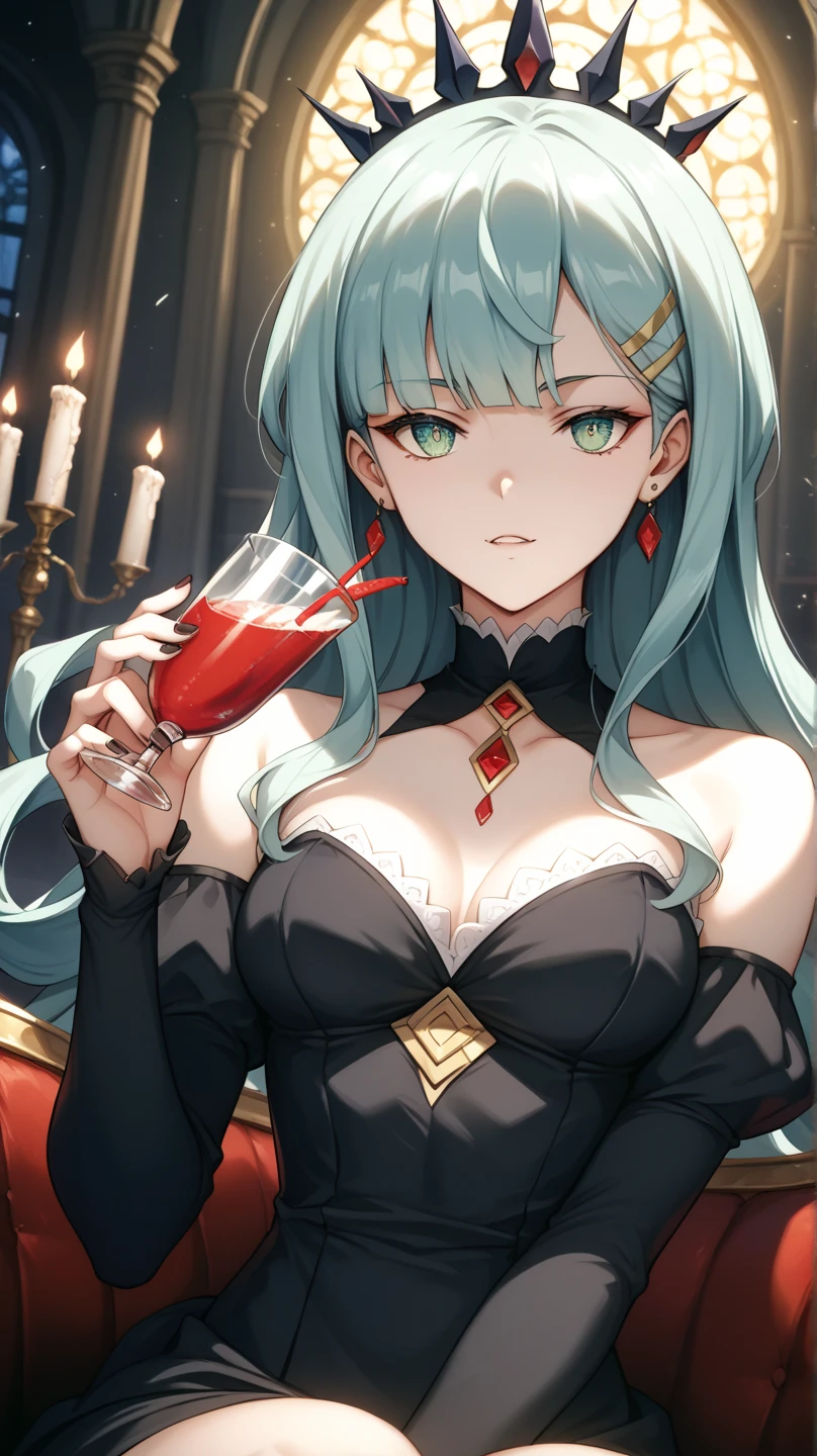 a girl, green hair, (casualmonet:1.5)<lora:Monet:0.85>