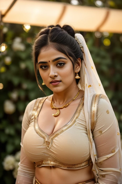underboob,RAW, Best quality, high resolution, masterpiece: 1.3), beautiful 15 year old Pakistani teen in hijab, Masterpiece, perfect slim fit body, big Huge breast, big gorgeous eyes, Soft smile,a close up of a woman, wearing beautiful bra, beautiful design, hijab, rustic, very beautiful elegan style, beautiful masterpiece, fine details, wearing gorgeous clothing, choker , necklace, hairband, forest, lighting, Bright colors, Clean lines