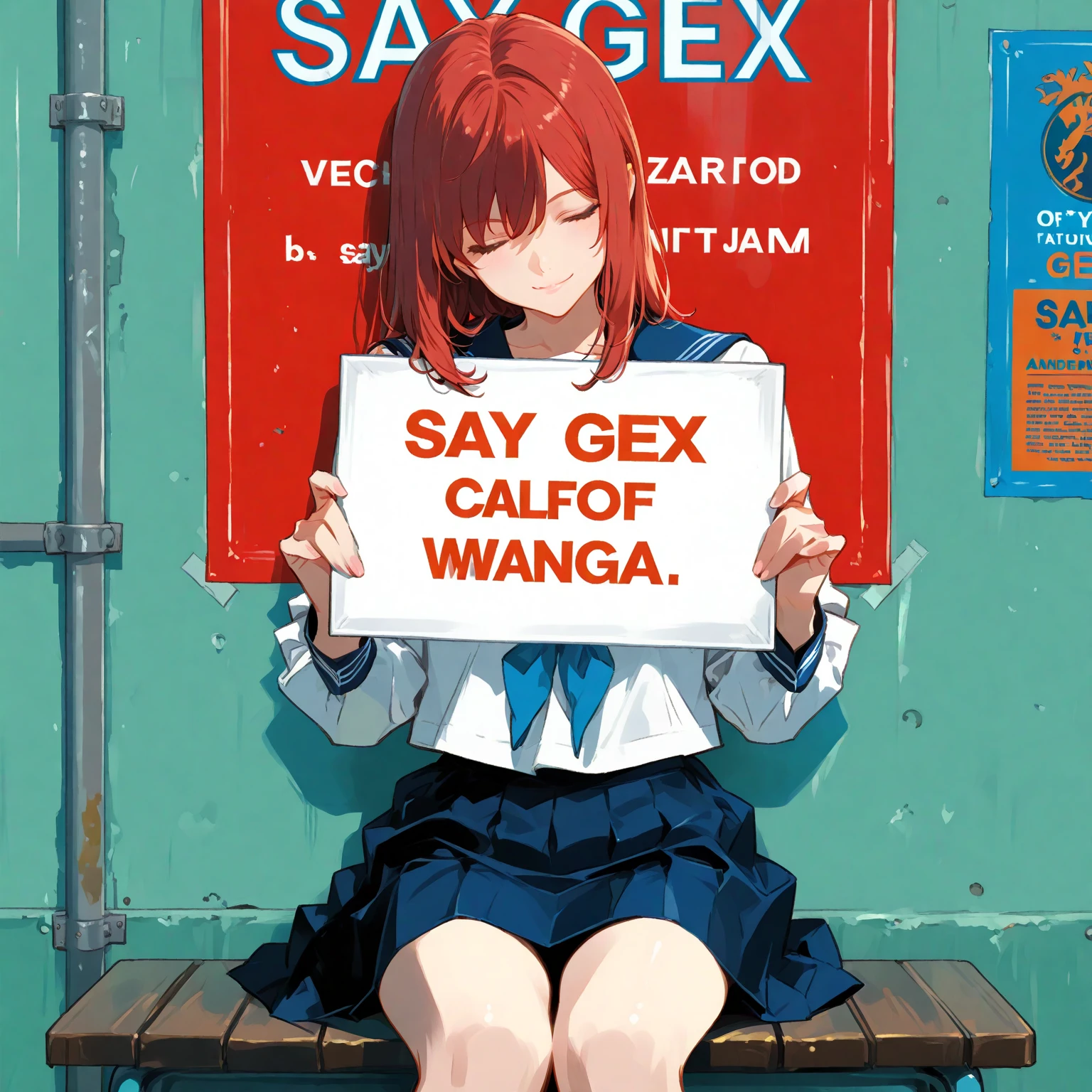 A muscular man with long straight pink hair with a muscular body brutally fucking a femboy angel with long wavy orange hair and cyan eyes