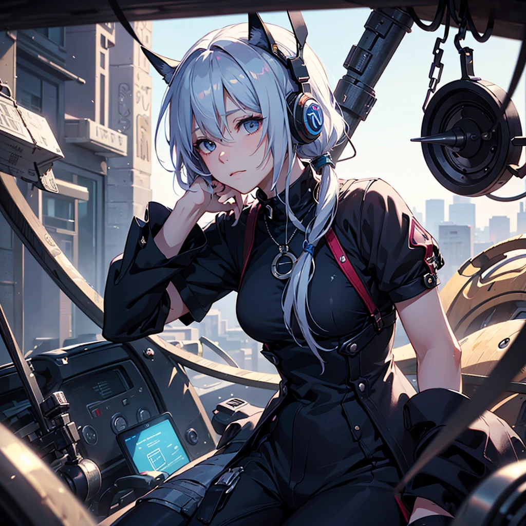 (nvinkpunk: 1.2) (snthwve style: 0.8) Corvette, light wave, sunset, complex and elaborate design